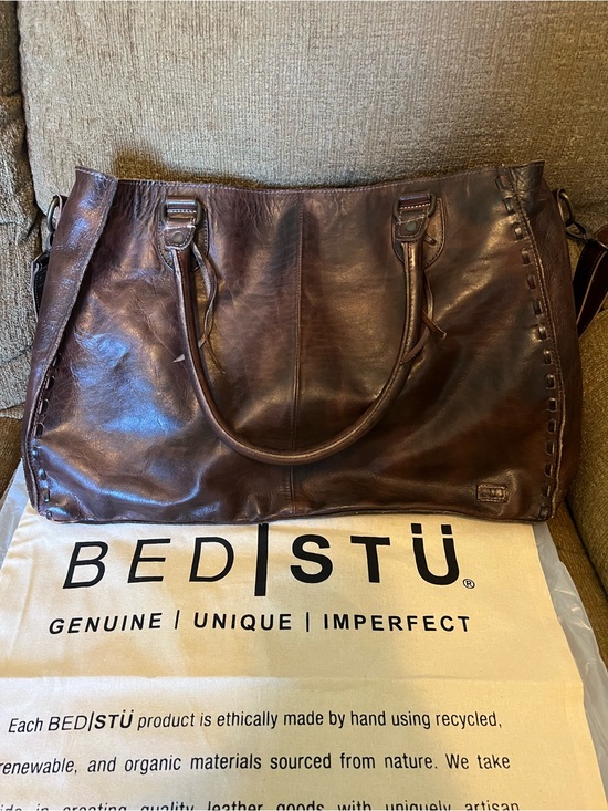 BED|STU Handbags - BED|STU Dark Brown Leather Tote Shoulder Bag